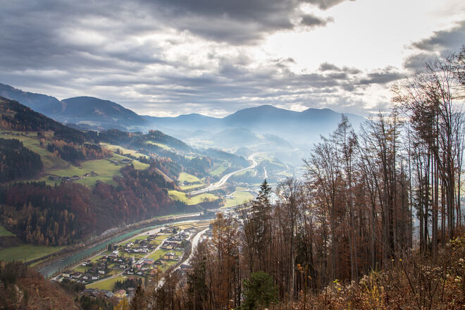 Salzachtal Tiefblick