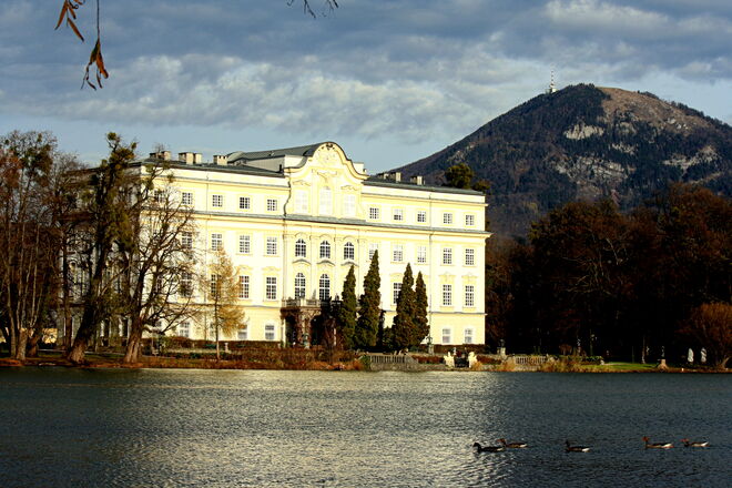 Schloss Leopoldskron im Herbst
