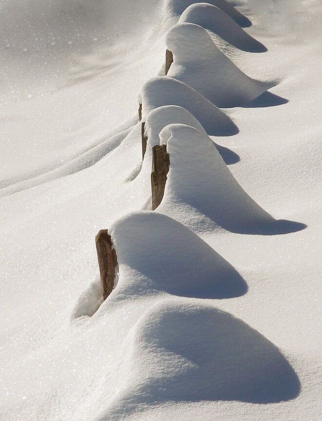 Schneereicher Winter