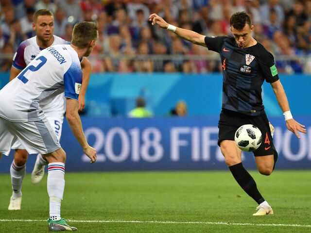 2:1 für Kroatien – Ivan Perisic trifft in der 90. Minute gegen Island.