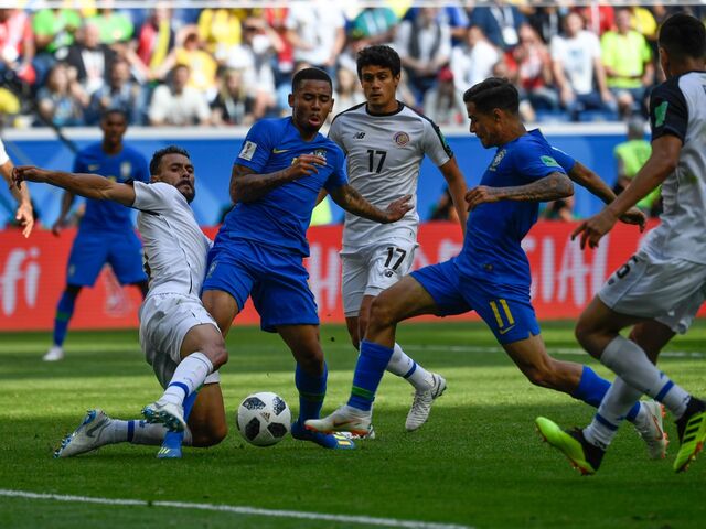 1:0 für Brasilien – Philippe Coutinho trifft in der 91. Minute gegen Costa Rica.