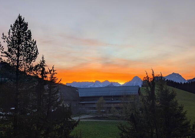 . . . vergängliches Abendrot . . .