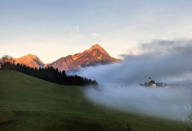. . . wandernder Morgennebel . . .