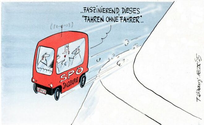 Auf Autopilot. . .