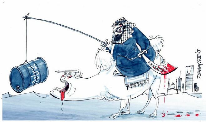 Das durstige Trumpeltier . . .