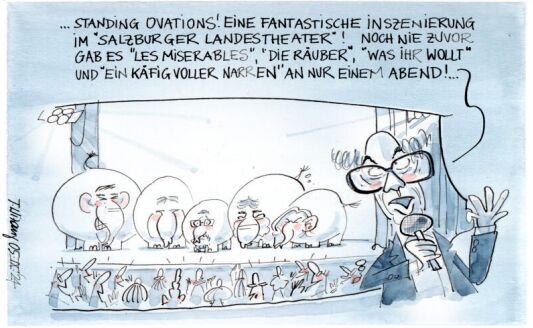 Nach der Premiere ...