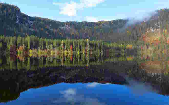 Herbststille am See