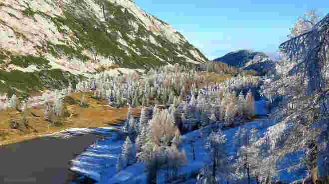 Ein erster Gruß vom Winter