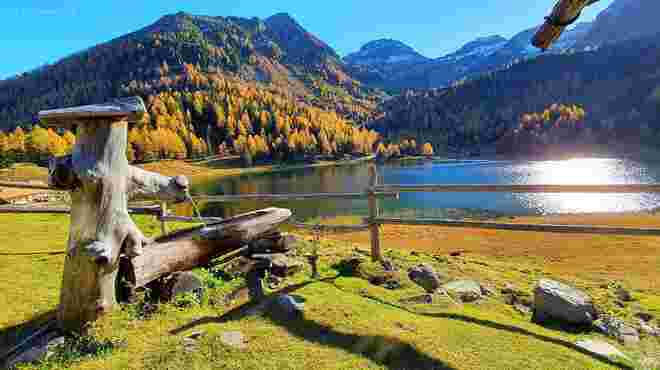 Goldener Oktober am Duisitzkarsee