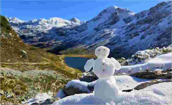 Ein erster Gruß vom Winter