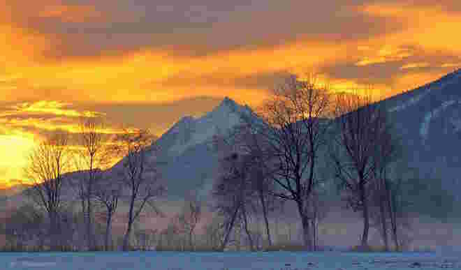 Abendstimmung am Dreikönigstag