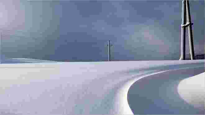 Schnee-Impression