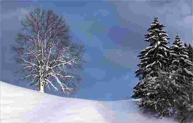 Nach dem Schneesturm