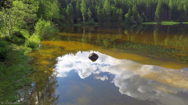 Der "schwebende" Stein