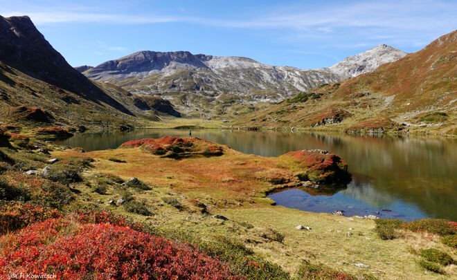 Giglachsee mit den beiden Kalkspitzen