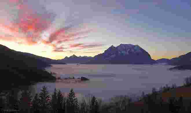 Wenn es Abend wird im Tal der Enns