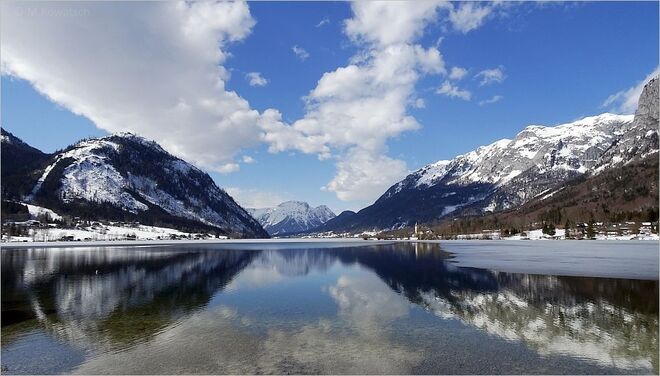 Ein sonniger Frühlingstag am See