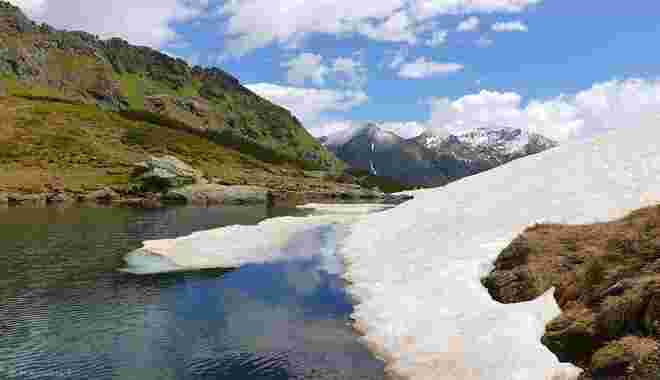 Eis und Schnee am Kaltenbachsee