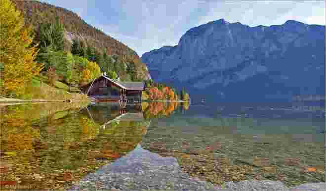 Goldender Herbst in Altaussee