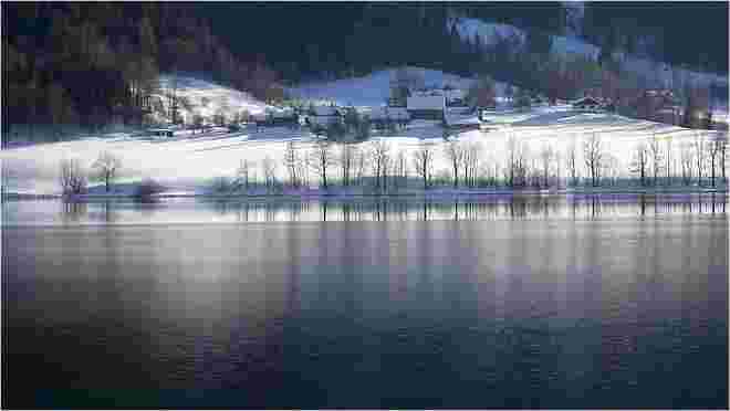 Winternachmittag am Grundlsee