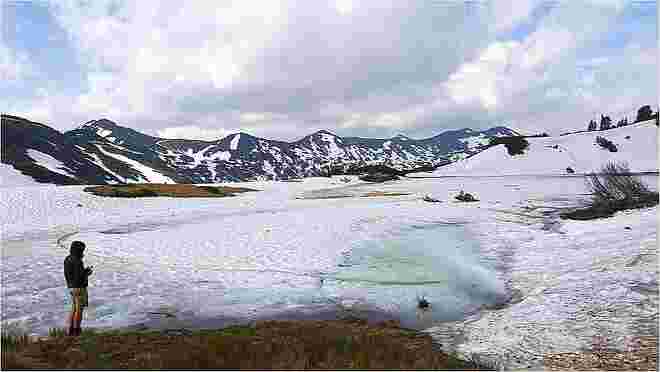 "Polarforscher" am Plannersee im Juni