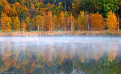 Herbstmorgen am See