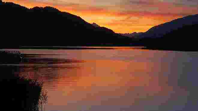 Abendstimmung am Weißensee