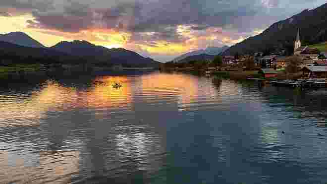 Abendstille am See