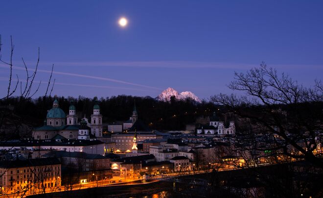 Salzburg am frühen Morgen