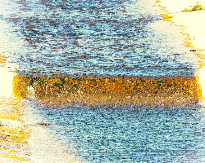 Staustufe des Wienflusses in Hitzing