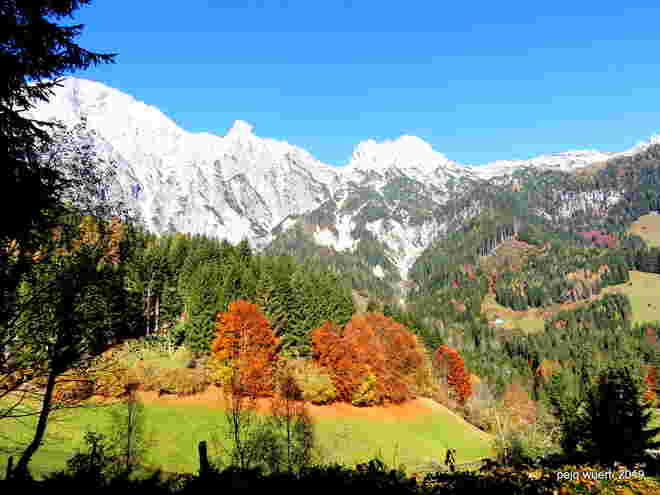Leoganger Steinberge im Spätherbst 