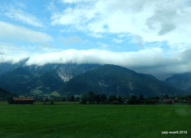 Wolkenwalze über dem Leoganger Steinbergen