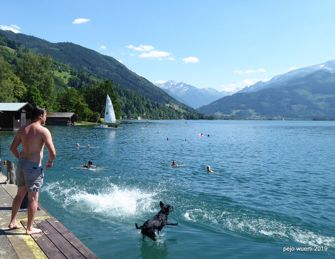 Abkühlung am Zellersee