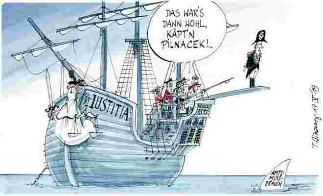 Meuterei auf der Iustizia . . . 