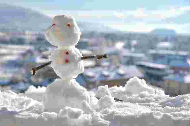 Kleiner Schneemann ...