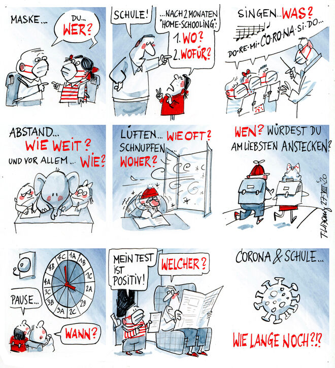 12 Fragen zu Schule und Covid ...