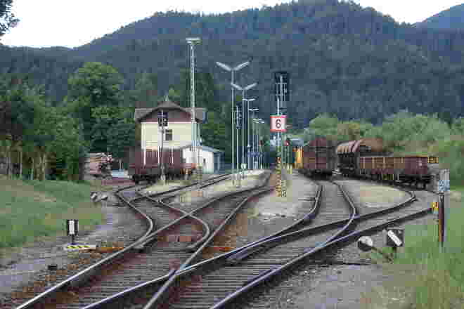 Stiller Bahnhof