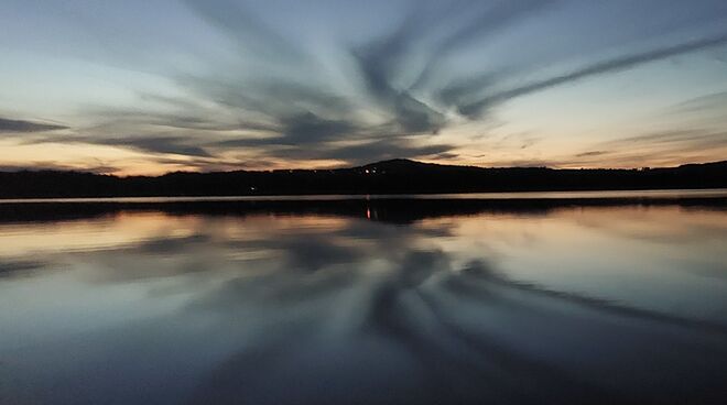 Abendstimmung am Wallersee
