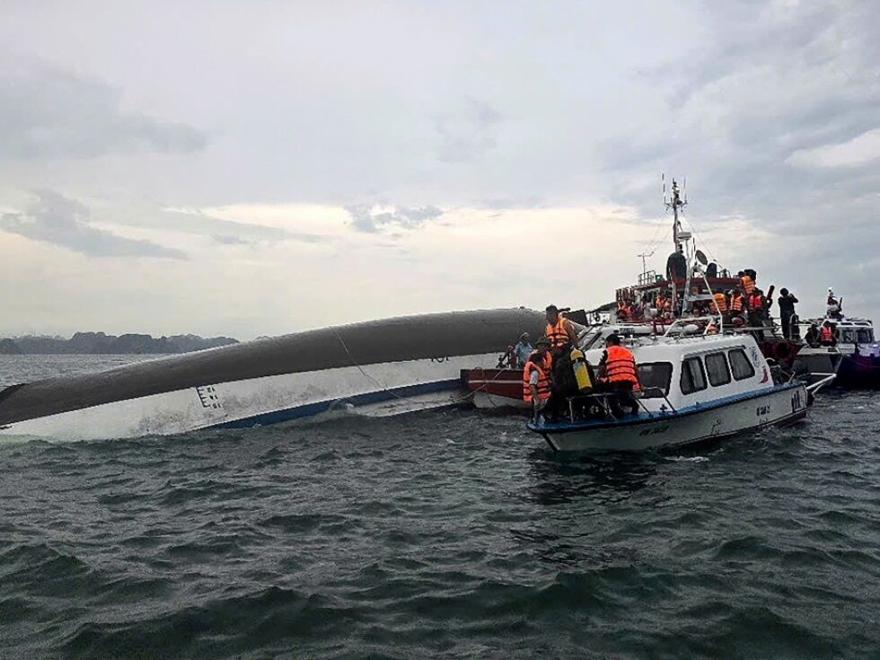 18 Tote bei Kentern von Touristenschiff in Vietnam