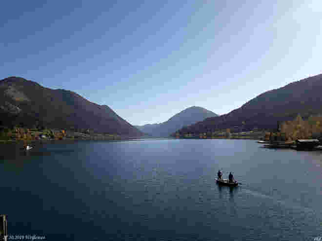 Blauer Morgen am Weißensee