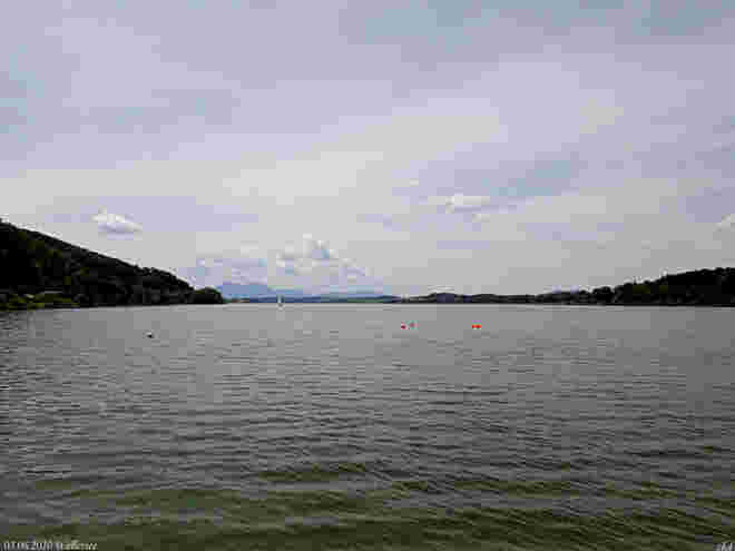 Wetterbedingt, Ruhe im Strandbad