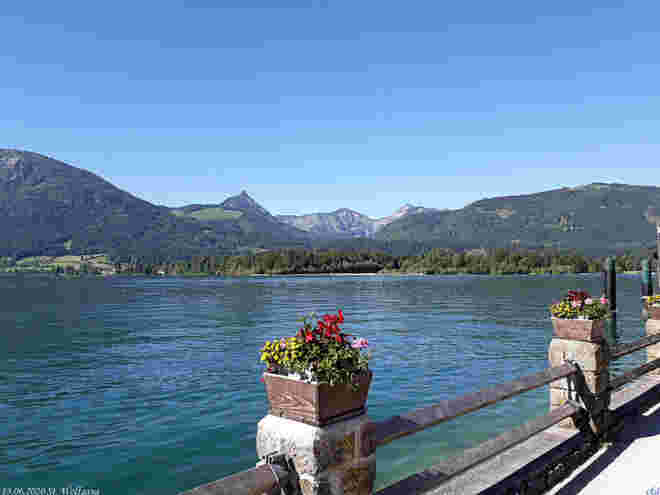 Strahlend sonniger Samstagmorgen in St. Wolfgang