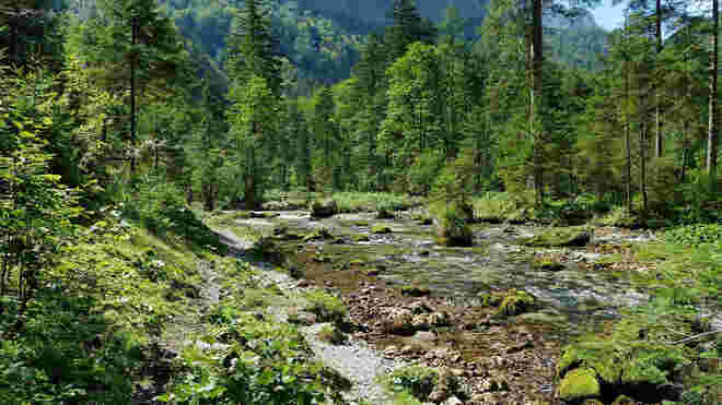 Wandern im Bluntautal