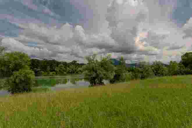 Blick zum Salzachsee