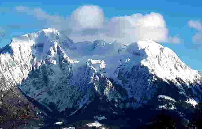 Blick auf den Hohen Göll
