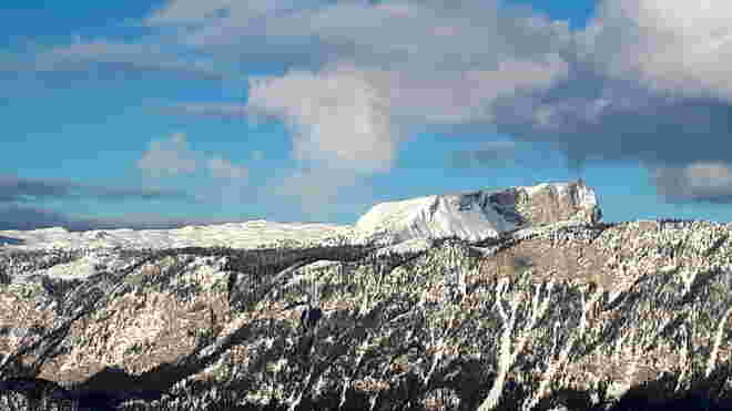 Beleuchtetes Untersbergmassiv 