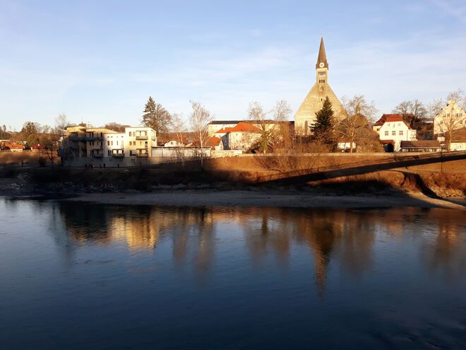 Im letzten Abendlicht...