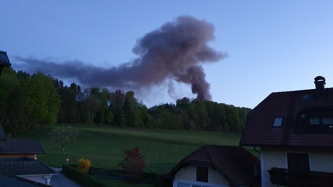 Brand im Morgen