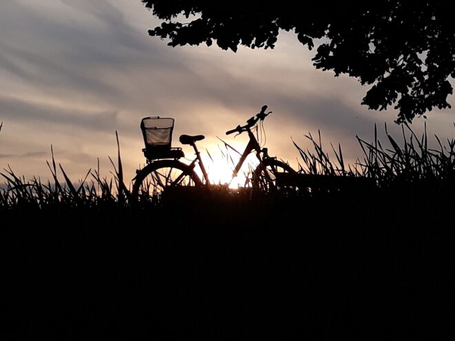 I bin mit'n Radl do.....