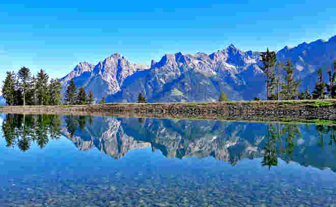 Spieglein wer ist der schönste Gipfel in diesem Teich?